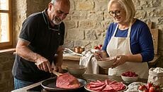 crepes rosa senza glutine in coppia