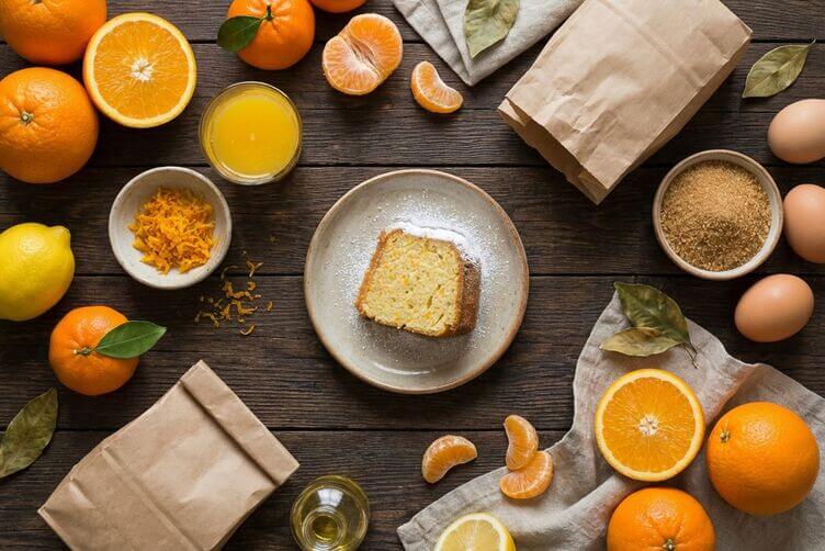 ingredienti torta agli agrumi