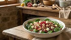 insalata di spinacini feta e tonno 1