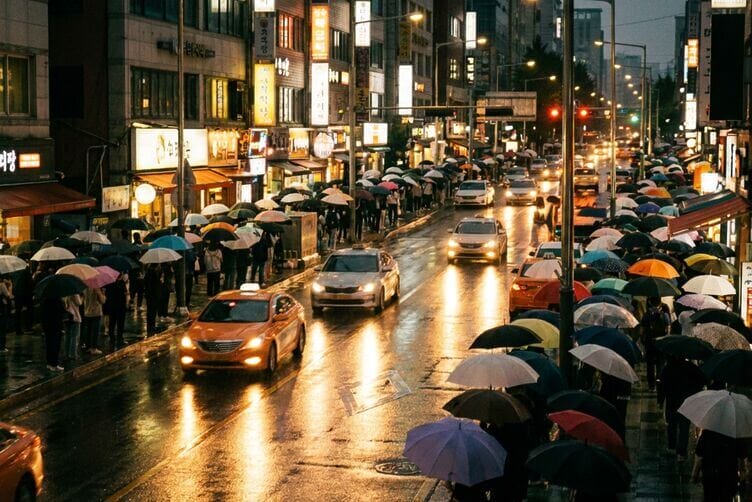 makgeolli Strada di Seoul