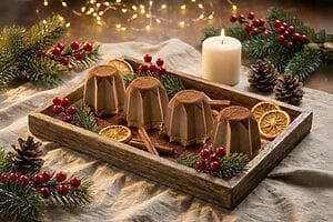 Mini tiramisù a forma di pandorini per un Natale gustoso