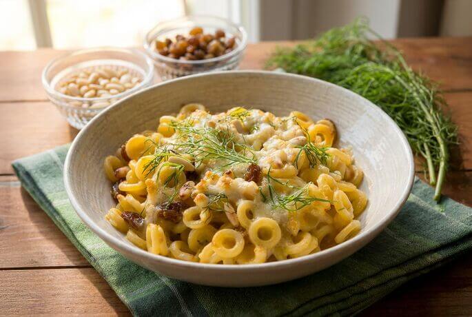pasta con finocchietto selvatico