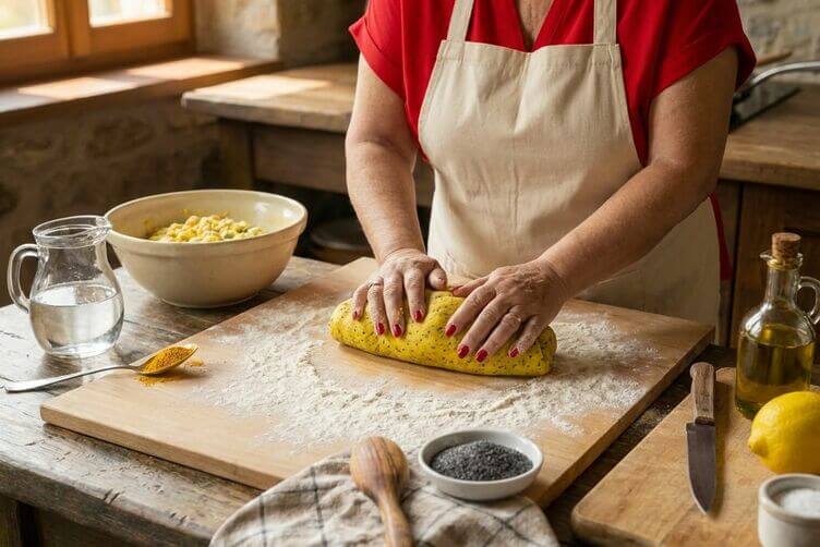 tiziana che impasta i gnocchetti