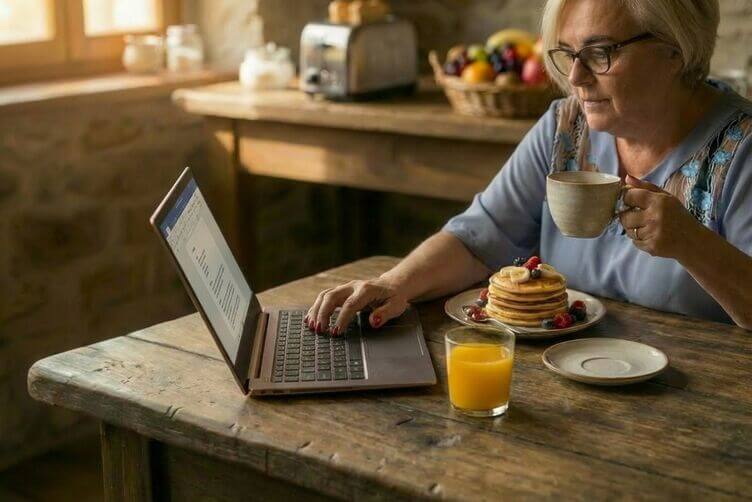 trascrizione ricetta pancake senza glutine