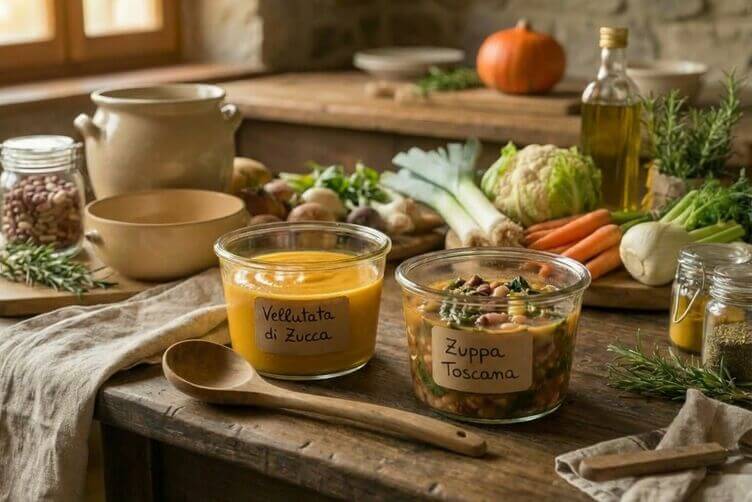 zuppe e vellutate leggere meal prep