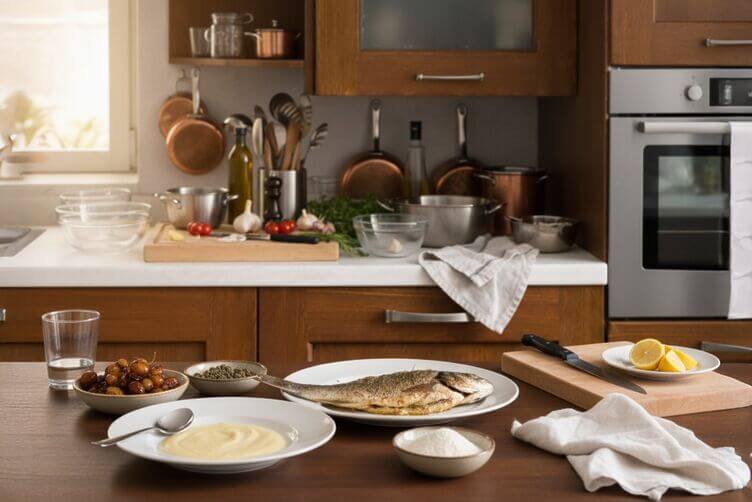 branzino con crema di finocchi e uva branzino con crema di finocchi e uva