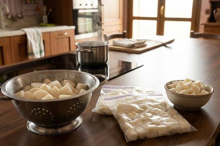 Conservare le rape bianche frigo o freezer