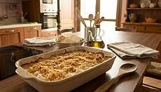 Gratin di rape bianche senza glutine e senza lattosio