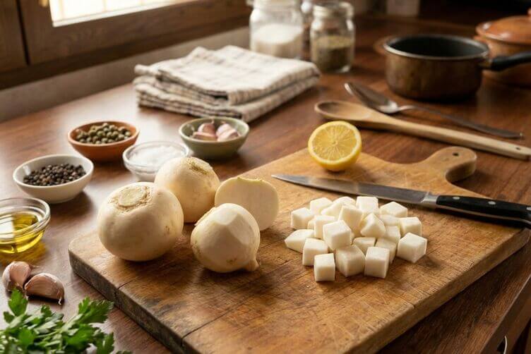 Rape bianche in padella ingredienti