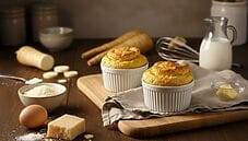 Soufflé salati di pastinaca senza lattosio Soufflé salati di pastinaca senza lattosio