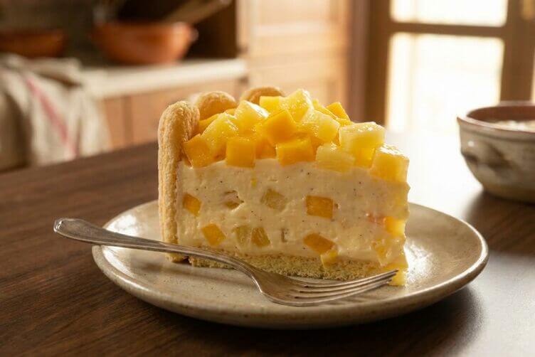 charlotte mimosa senza cottura 1