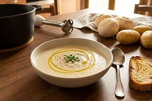 Vellutata di rape bianche e patate (comfort, zero sbatti)