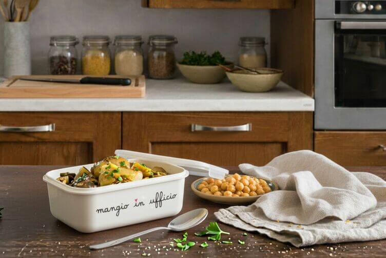 Carciofi e patate pranzo in ufficio Carciofi e patate pranzo in ufficio