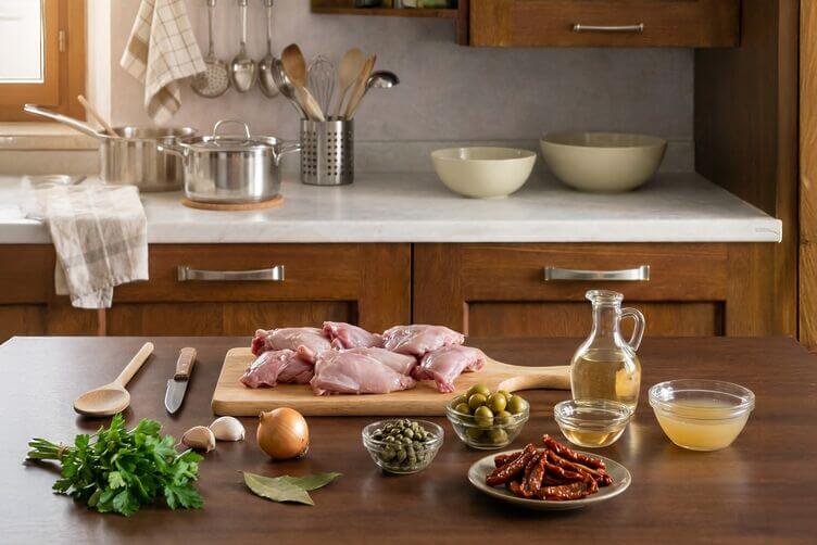 Coniglio a succhittu ingredienti