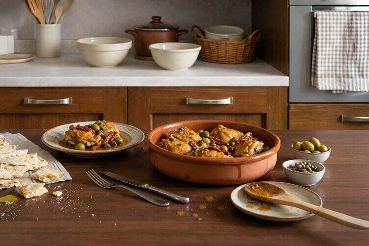 Coniglio a succhittu servito