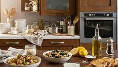 Patate arrosto con nori e limone, con nori, wakame e spirulina