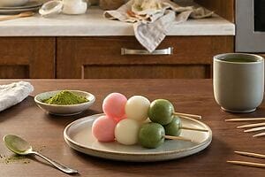 Sanshoku dango: il dango tricolore che racconta la primavera giapponese Sanshoku dango: il dango tricolore che racconta la primavera giapponese