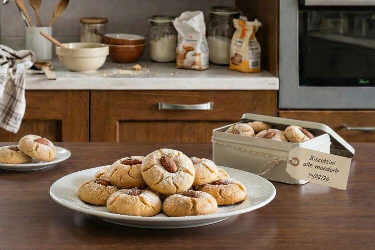 biscottini alle mandorle e conservazione biscottini alle mandorle e conservazione