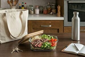 Beef salad bowl: il pasto fusion completo e senza glutine