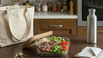 Beef salad bowl schiscetta