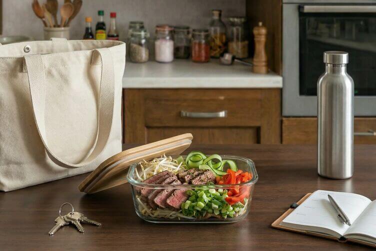 Beef salad bowl schiscetta