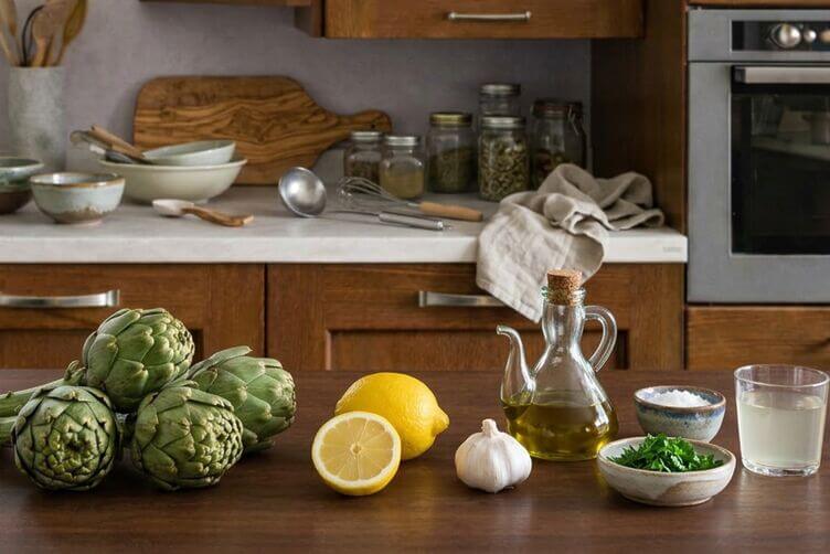 carciofi in padella ingredienti