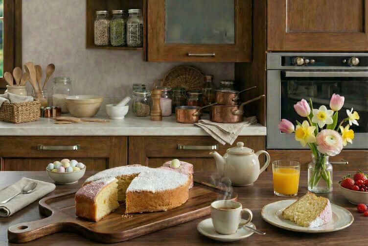 colazione con torta colomba colazione con torta colomba