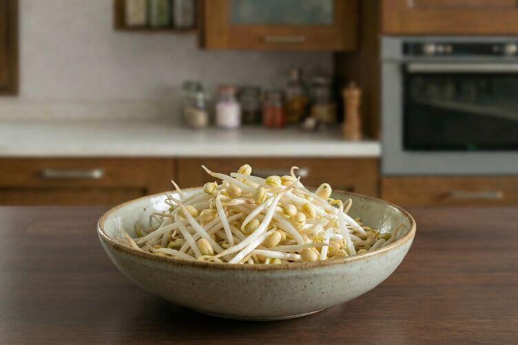 germogli di soia germogli di soia