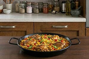 Paella di orzo e pollo, una variante creativa perfetta