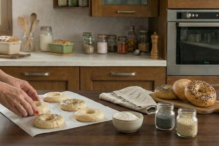 preparazione bagel senza glutine preparazione bagel senza glutine