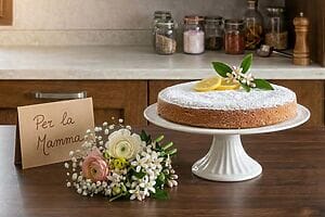 Torta caprese al limone per la festa della mamma