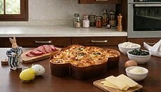 Colomba salata di pasta sfoglia