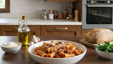 Rigatoni con la Pajata