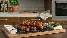 Spiedini di petto di anatra al miele