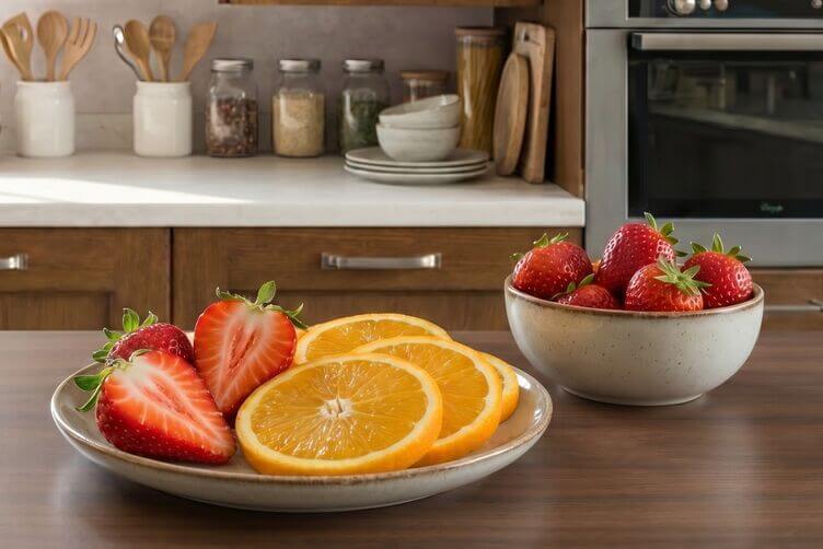 arance e fragole arance e fragole