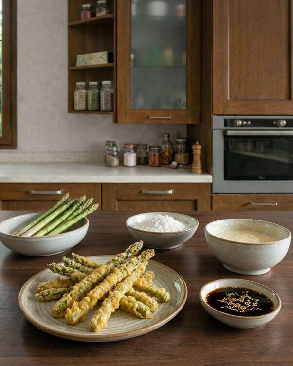 asparagi fritti in tempura asparagi fritti in tempura o