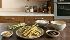 asparagi fritti in tempura o